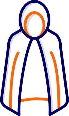 Görünmez Görünmez Görünmezlik simgesi, vektör illüstrasyonu basit tasarım