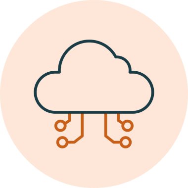 veri bulut hesaplama. Web simgesi