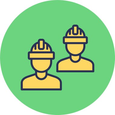 İnşaatçının arabası. Web simgesi basit illüstrasyon