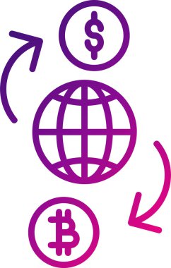 para birimi değişim simgesi ana hat biçiminde