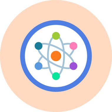 Bilim simgesinin vektör illüstrasyonu 