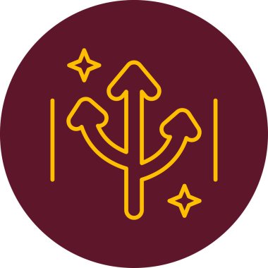 Basit oklar. Web simgesi illüstrasyonu