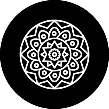 mandala tasarımı, web basit illüstrasyonu