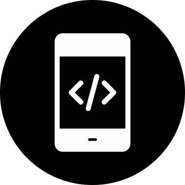 Uygulama web geliştirme simgesi. vektör.