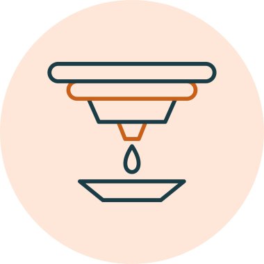 Mürekkep. Web simgesi basit illüstrasyon