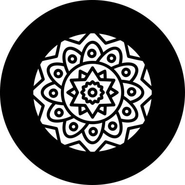 mandala tasarımı, web basit illüstrasyonu