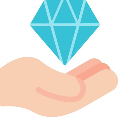 Değerli ağ simgesinin vektör çizimi