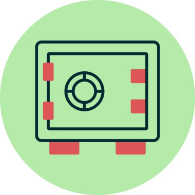 güvenli simge vektör illüstrasyonu 