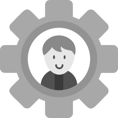 Adaptasyon. Web simgesi vektör illüstrasyonu