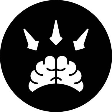 İçgörü. Web simgesi basit illüstrasyon