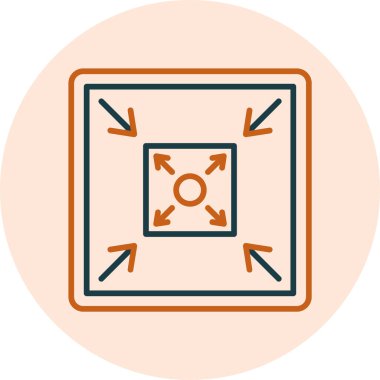 Ölçeklenebilir. Web simgesi basit illüstrasyon