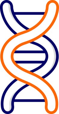 dna. Web simgesi basit illüstrasyon 