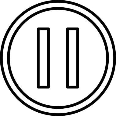 Paralel ağ simgesi, vektör illüstrasyonu