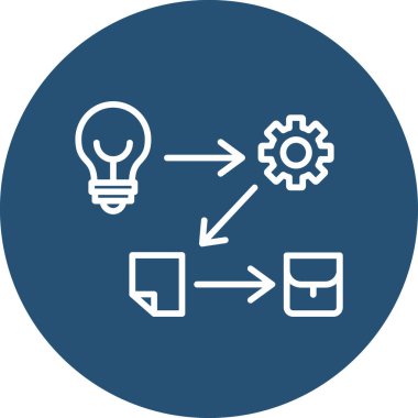 İşlem yapılıyor. Web simgesi basit illüstrasyon
