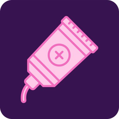 Pomade ağ simgesi vektör illüstrasyonu