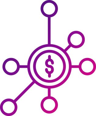 Basit çeşitlendirme düz vektör simgesi