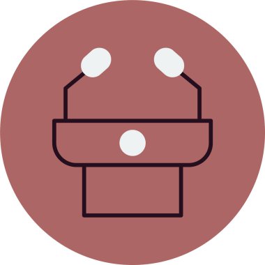 Basın Konferansı vektör illüstrasyonu