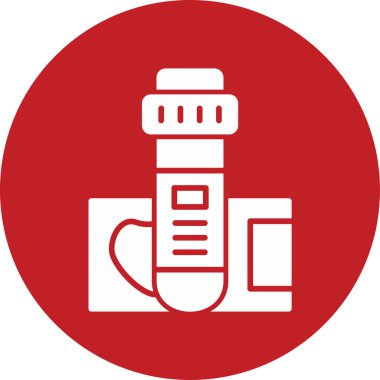  Kan testi. Web simgesi basit illüstrasyon