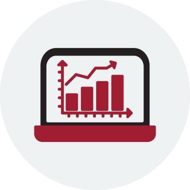Ticaret şeması. Web simgesi basit illüstrasyon