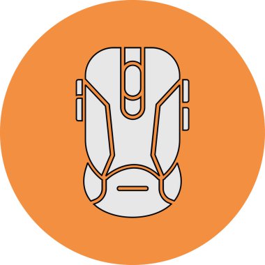 kablosuz fare ağ simgesi vektör çizimi