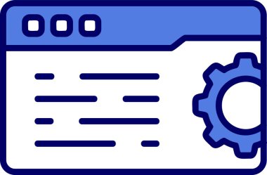 Web Ayarları, vites simgesi çizimi 