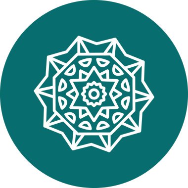 mandala tasarımı, web basit illüstrasyonu