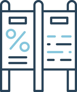 Açık hava reklam afişi Mupi 'nin temel çizgisi. 