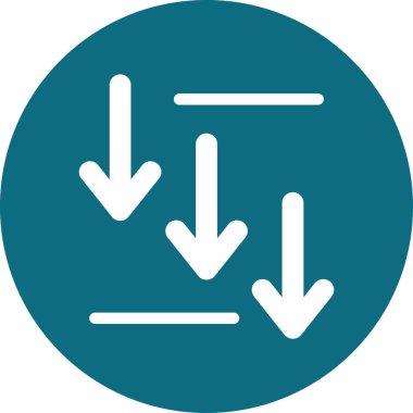 Basit oklar. Web simgesi illüstrasyonu