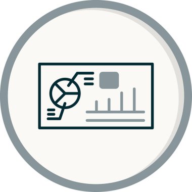 Sunulabilir modern simgenin vektör illüstrasyonu