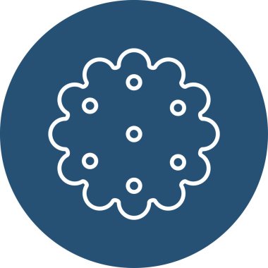 çerez simgesi vektör illüstrasyonu