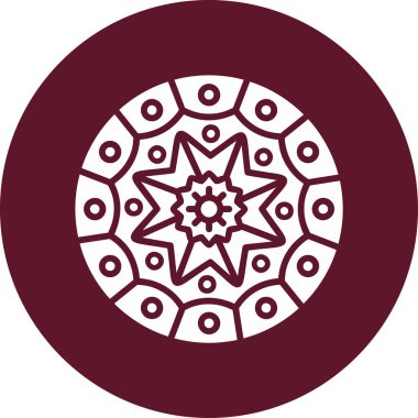 mandala tasarımı, web basit illüstrasyonu