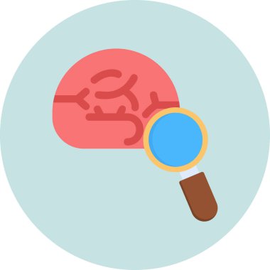 - Keşif. Web simgesi basit illüstrasyon