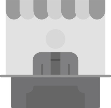 Tedarikçi web simgesi vektör illüstrasyonu