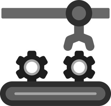 Taşıyıcı Şerit web simgesi, vektör illüstrasyonu