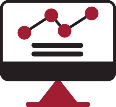 düz biçimli analiz iş veri simgesi