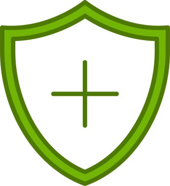 Soyut renk koruma ağı vektör simgesi