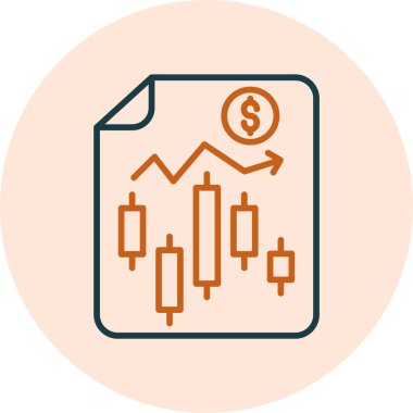 İş Yatırım simgesinin vektör illüstrasyonu