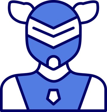 Süper kahraman ağ simgesi, vektör illüstrasyonu