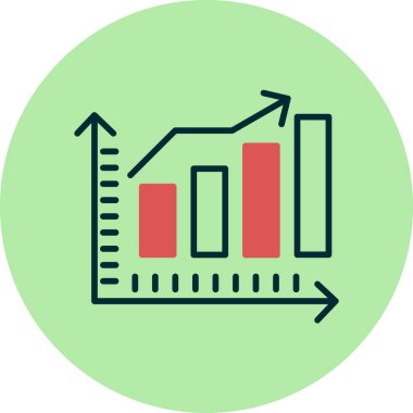 Çizelge. Web simgesi basit illüstrasyon 