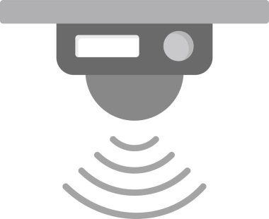 motion sensor web  icon, vector illustration