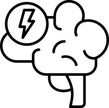 Stres web simgesi vektör illüstrasyonu