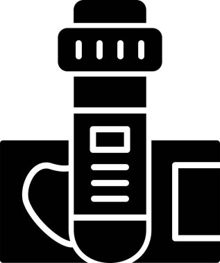  Kan testi. Web simgesi basit illüstrasyon