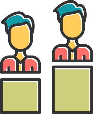 Durum raporu. Web simgesi basit illüstrasyon