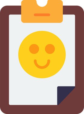 Gülümseme simgesi vektör illüstrasyonu 