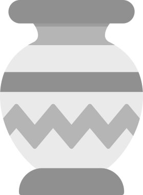 Vazo. Web simgesi basit illüstrasyon