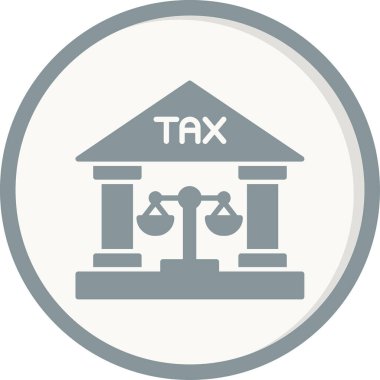  Court Web simgesi basit illüstrasyon