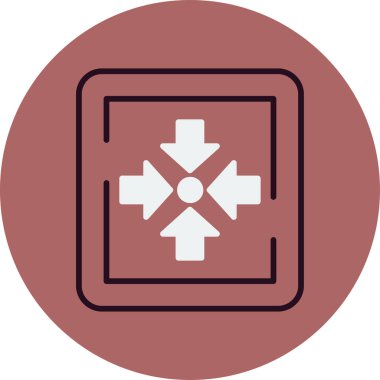 Nokta İşareti Web simgesi vektör illüstrasyonunu monte et