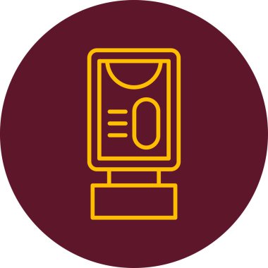 Açık hava reklam afişi Mupi 'nin temel çizgisi. 