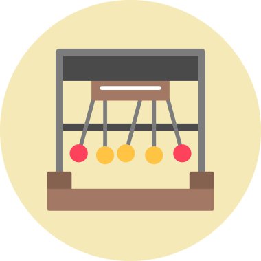 Basit Sarkacı simgesi vektör illüstrasyonu