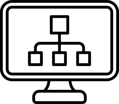 Web Yazılım simgesi, vektör illüstrasyonu